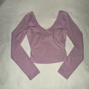 Lululemon Align Longsleeve top in pink peony